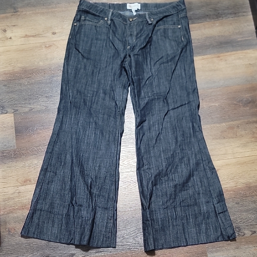 BCBGeneration Indigo Wide Leg Jeans